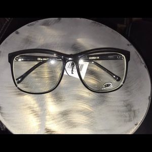 Large Nerdy Thin Frame Clear Lens Glasses